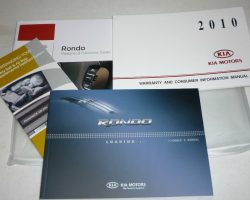 2010 Kia Rondo Owner's Manual Set