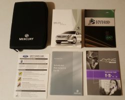 2010 Mercury Milan Hybrid Owner's Manual Set