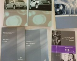 2010 Mercury Mountaineer Owner's Manual Set