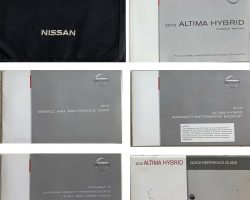2010 Nissan Altima Hybrid Owner's Manual Set
