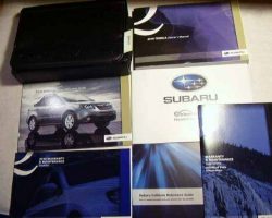 2010 Subaru Tribeca Owner's Manual Set