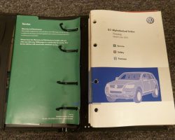 2010 Volkswagen Touareg Owner's Manual Set