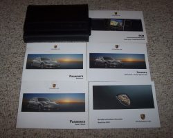 2010 Porsche Panamera Owner's Manual Set