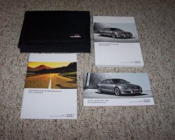 2011 Audi A5 Coupe Owner's Manual Set