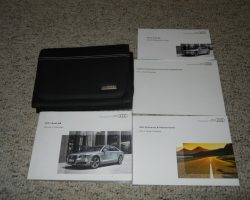 2011 Audi A8 Owner's Manual Set