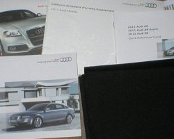 2011 Audi S6 Owner's Manual Set