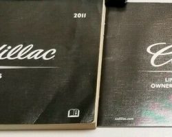 2011 Cadillac DTS Owner's Manual Set