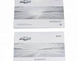 2011 Chevrolet Volt Owner's Manual Set