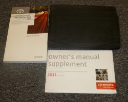 2011 Toyota Corolla Owner's Manual Set