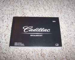 2011 Cadillac Escalade EXT Owner's Manual
