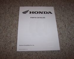 2011 Honda CBR 600 F Parts Catalog Manual