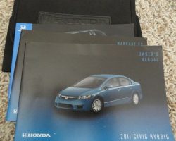 2011 Honda Civic Hybrid Owner's Manual Set