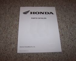 2011 Honda Zoomer Parts Catalog Manual