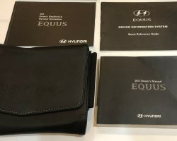 2011 Hyundai Equus Owner's Manual Set