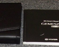 2011 Hyundai Genesis Coupe Owner's Manual Set