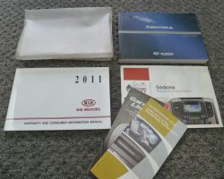 2011 Kia Sedona Owner's Manual Set