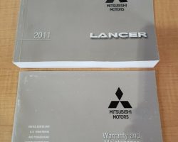 2011 Mitsubishi Lancer Owner's Manual Set