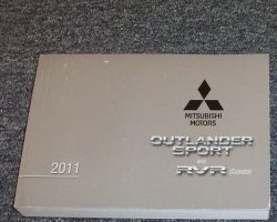 2011 Mitsubishi Outlander Sport Owner's Manual