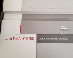 2011 Nissan Altima Hybrid Owner's Manual Set