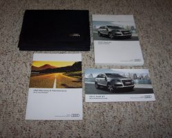2011 Audi Q7 Owner's Manual Set