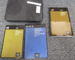 2011 Scion xB Owner's Manual Set