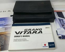 2011 Suzuki Grand Vitara Owner's Manual Set