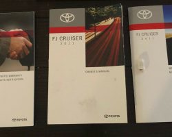 2011 Toyota FJ Cruiser Owner's Manual Set