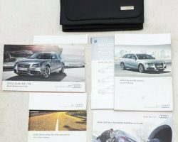2012 Audi A4 Avant Owner's Manual Set