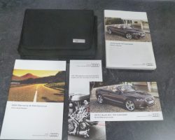 2012 Audi A5 Cabriolet Owner's Manual Set