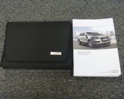 2012 Audi Q7 Owner's Manual Set
