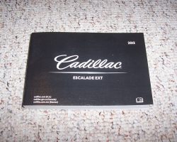 2012 Cadillac Escalade EXT Owner's Manual