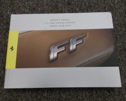 2012 Ferrari FF Owner's Manual