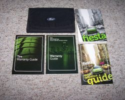 2012 Ford Fiesta Owner's Manual Set
