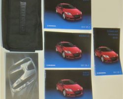 2012 Honda CR-Z Owner's Manual Set