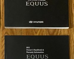 2012 Hyundai Equus Owner's Manual Set