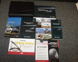 2012 Hyundai Santa Fe Owner's Manual Set