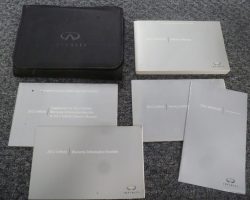 2012 Infiniti EX Owner's Manual Set