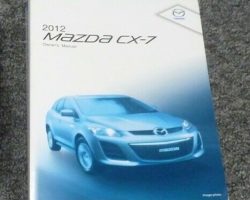 2012 Mazda CX-7 Owner's Manual