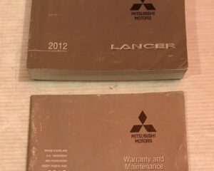2012 Mitsubishi Lancer Owner's Manual Set