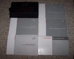 2012 Nissan Murano Owner's Manual Set