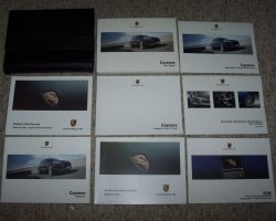 2012 Porsche Cayenne Owner's Manual Set