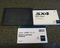 2012 Suzuki SX4 Owner's Manual Set