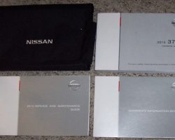2013 Nissan 370Z Owner's Manual Set