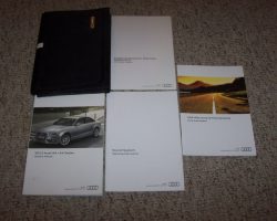 2013 Audi S4 Owner's Manual Set