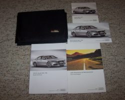 2013 Audi A6 & S6 Owner's Manual set