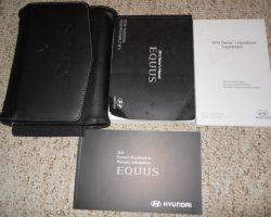 2013 Hyundai Equus Owner's Manual Set