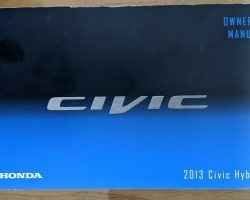 2013 Honda Civic Hybrid Owner's Manual