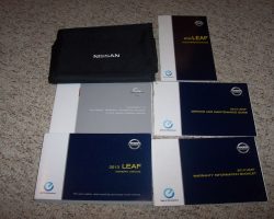 2013 Nissan LEAF Owner's Manual Set