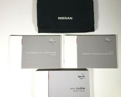 2013 Nissan Cube Owner's Manual Set