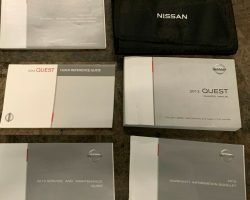 2013 Nissan Quest Owner's Manual Set